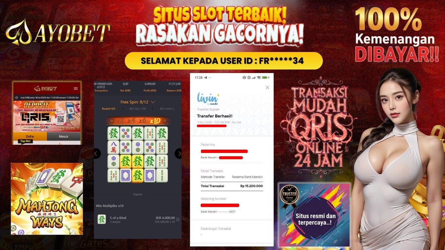 AYOBET JACKPOT SLOT MAHJONG WAYS